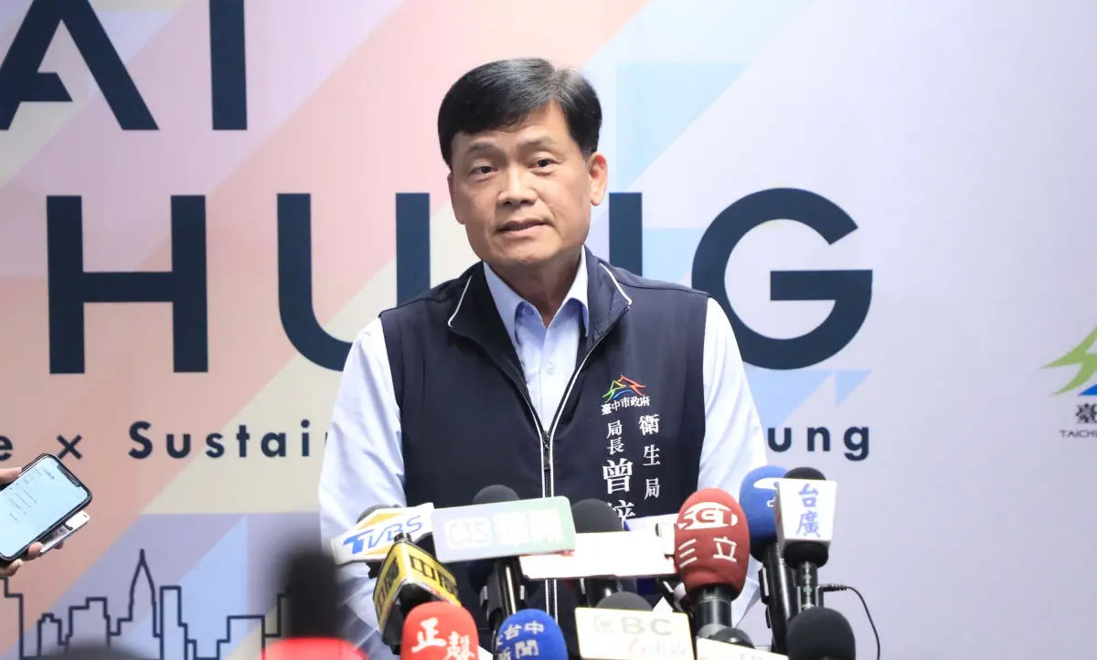 ▲台中市衛生局長曾梓展證實，台糖申請的複驗工作已經展開，最快明天會有結果。（圖／台中市政府提供，2024.02.06）