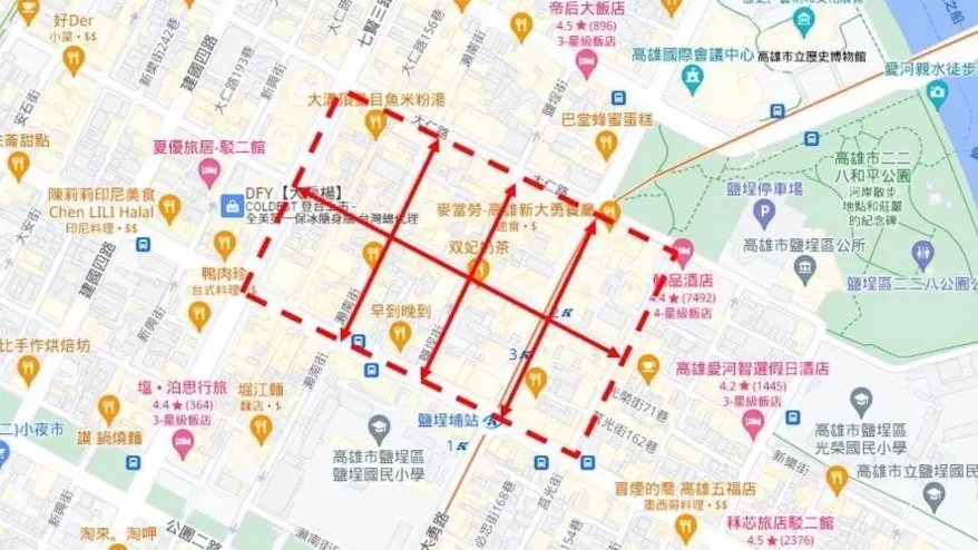 ▲高雄市鹽埕區自113年2月9日（除夕）至2月13日（初四）8時至24時止，為期5天時間，舉辦『鹽埕埔春節趕集活動』，鹽埕警將守護交通讓民眾安心迎新春。（圖／鹽埕警分局提供）