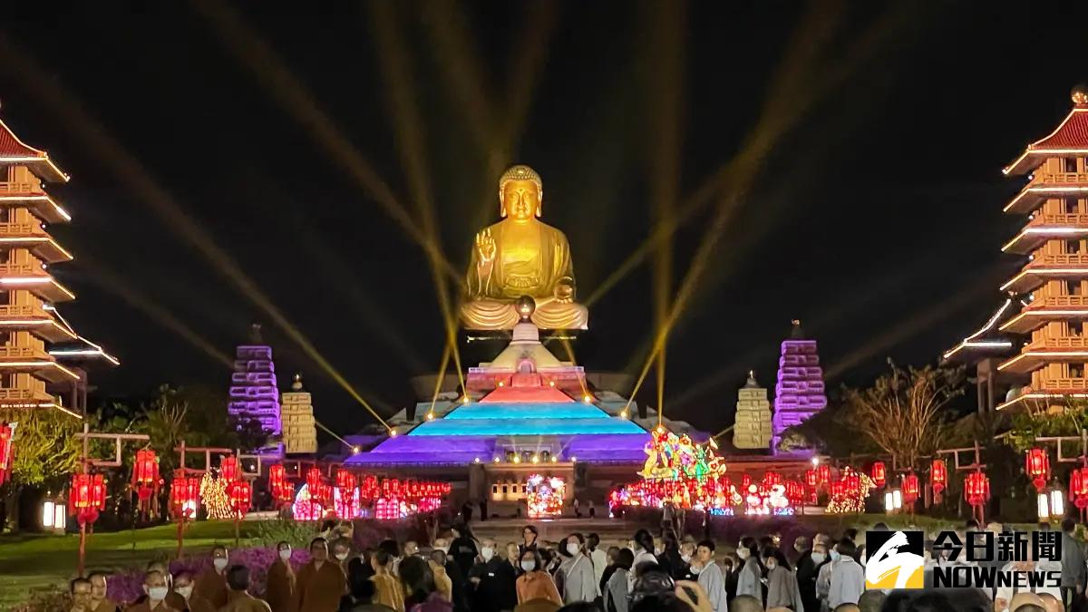 ▲佛光山2024年「光照大千祈福活動」將於2/10至2/23(農曆初一至十四)登場。（圖／記者陳美嘉攝，2024.02.05）