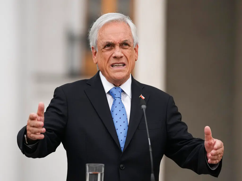 ▲智利前總統皮涅拉傳出搭乘直昇機時墜機身亡的消息。（圖／美聯社／達志影像）