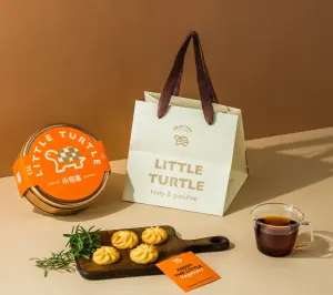 ▲今年小烏龜烘焙以「美味能量曲奇餅乾禮盒」，一舉獲得「2024台中市十大伴手禮」首獎。（圖／台中工策會提供）