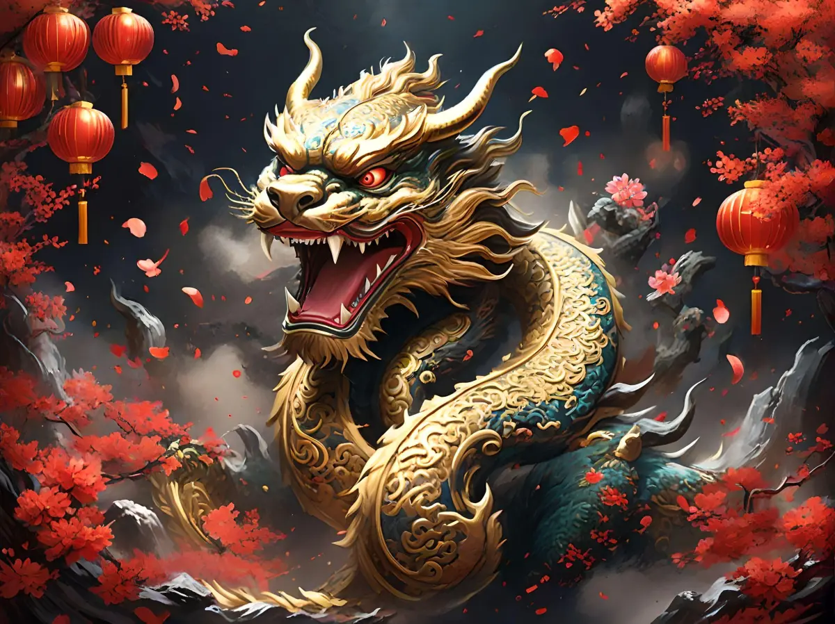 ▲2024龍年「長輩圖」自己做，分享2 AI生成製圖網站fotor與Bing Image Creator、LINE Moonshot免費體驗AI生成長輩圖。（圖／forto AI生成）