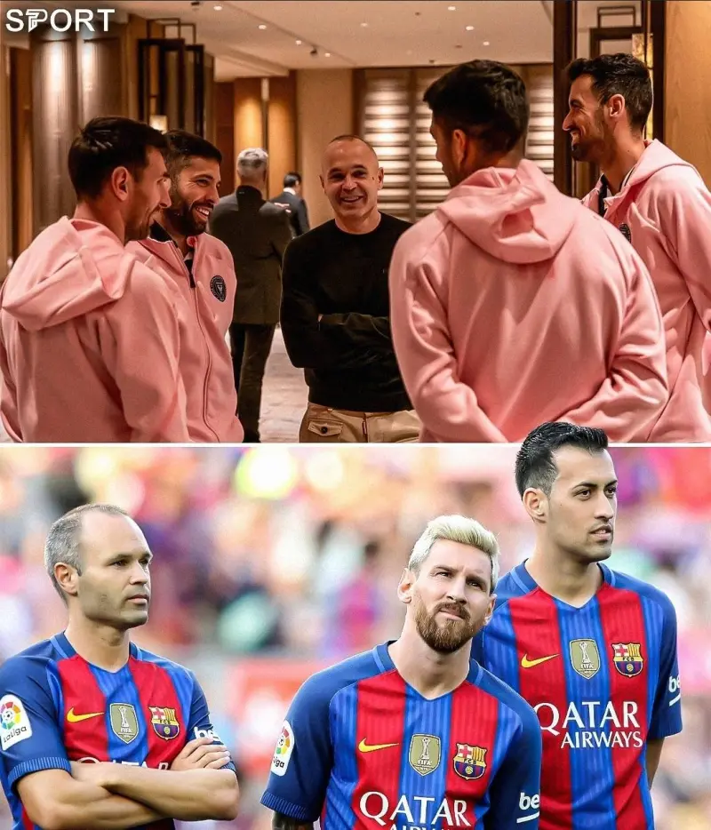 ▲梅西訪日再現巴塞隆納夢幻陣容，前隊友Iniesta、Suarez等人都現身。（圖／翻攝自Pubity Sport Instagram）