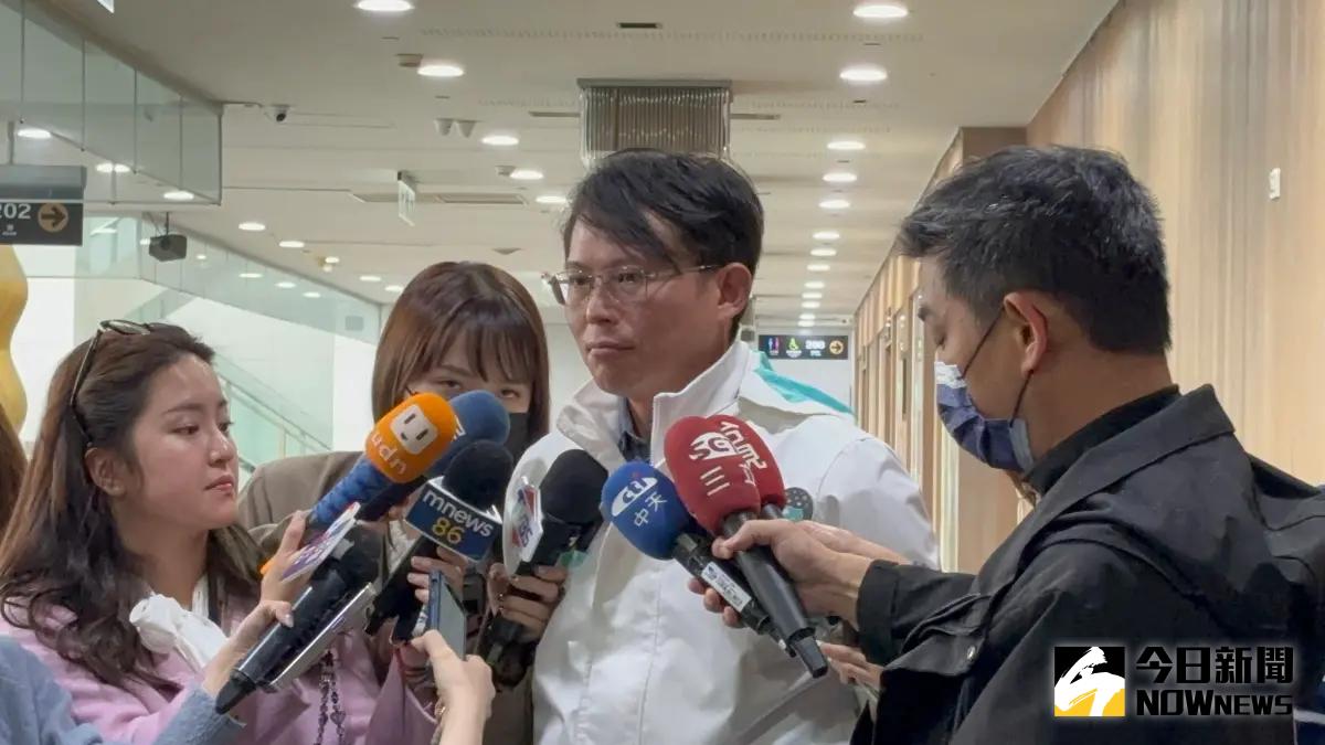 ▲台糖豬肉驗出瘦肉精，立委黃國昌呼籲陳建仁不要包庇王必勝。（圖／記者呂炯昌攝，2024.02.07）