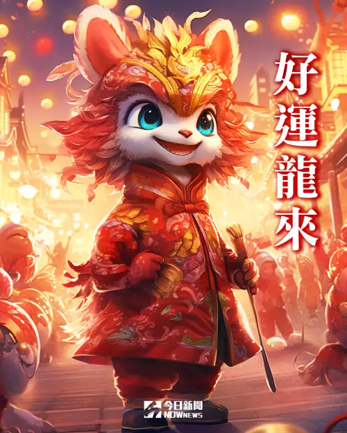 ▲2024龍年圖案賀卡。(圖/NOWnews社群中心製作) ▲2024龍年圖案賀卡。(圖/NOWnews社群中心製作)