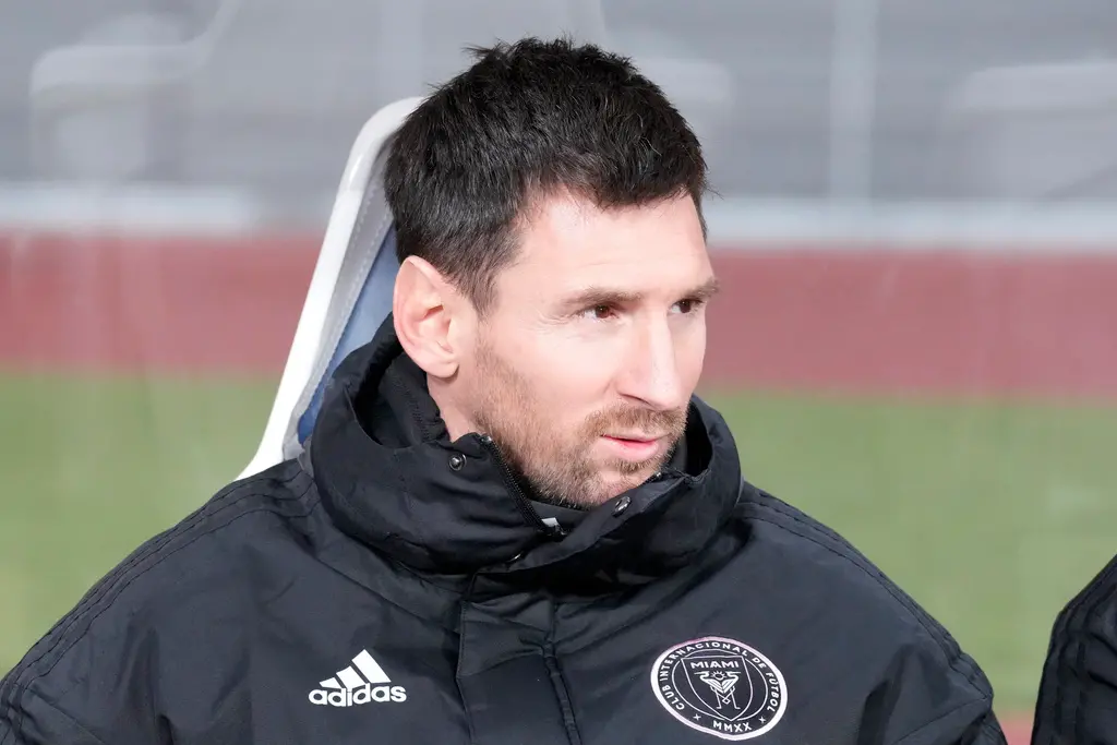 ▲梅西並未在香港出賽，他也在中國社群微博強調自己為何無法上場。（圖／美聯社／達志影像）