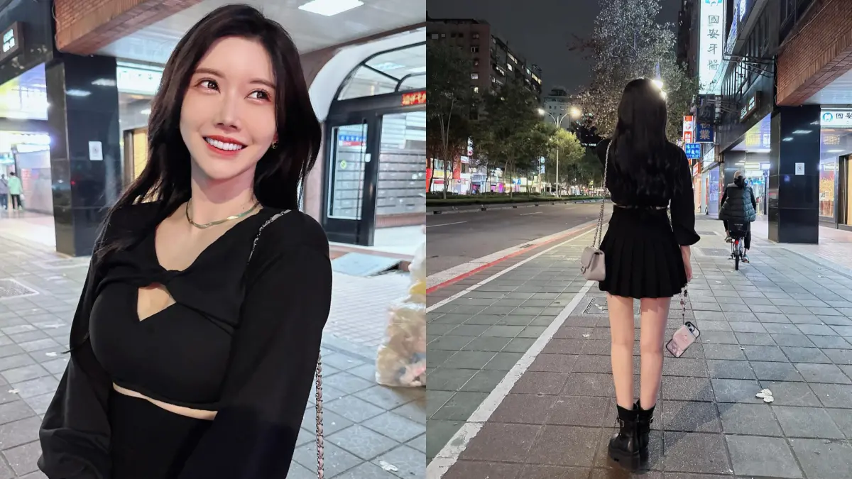 ▲「最正老闆娘」姚采辰孤單現身台北街頭。（圖／翻攝自姚采辰臉書）