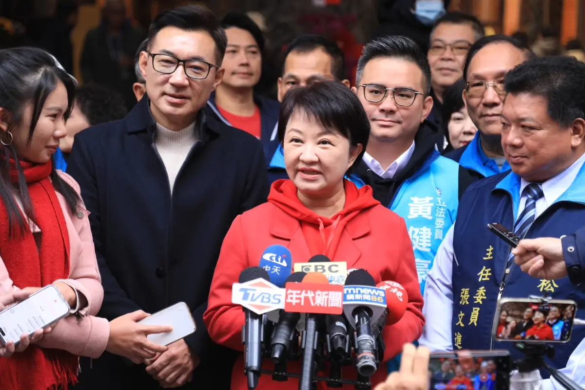 ▲台中市長盧秀燕受訪時證實，是自己主動邀請蔡壁如擔任市府顧問。（圖／台中市政府提供，2024.02.10）