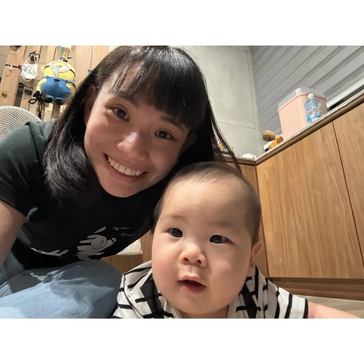 ▲戴資穎發紅包給外甥「大俠」，下一秒卻措手不及。（圖／戴資穎臉書）