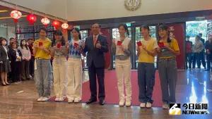▲台北市立第一女子中學「鎖舞社」舞蹈表演（圖／記者潘千詩攝，2024.02.15）