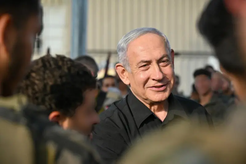 ▲以色列總理尼坦雅胡(Benjamin Netanyahu)（圖）下令推進拉法，引發國際反對聲浪。(X平台)