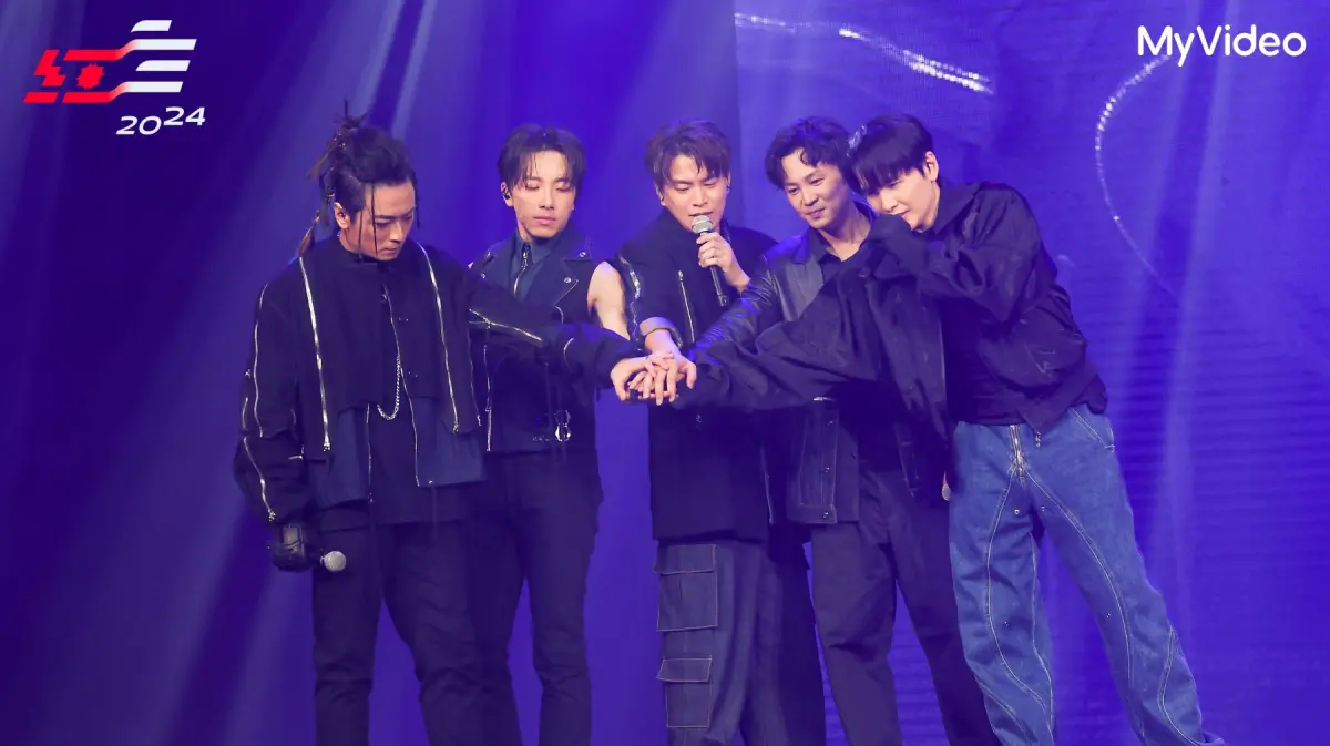 ▲MyVideo除夕直播《紅白》，直播觀看高峰人數較去年成長2倍，收視最高落在強勢回歸的Energy表演段落。（圖／台視提供）