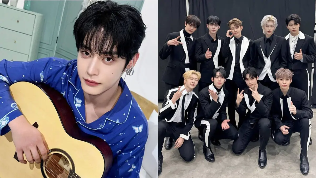 ▲ZEROBASEONE金地雄（左）先前傳出與粉絲視訊簽售時，飆罵髒話，今（17）日韓媒公開音頻鑑識結果還他清白。（圖／ZEROBASEONE IG）