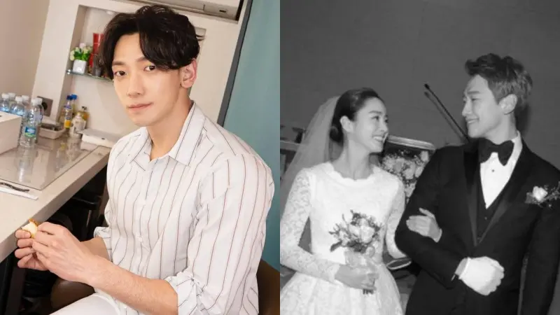 ▲Rain（左圖）與金泰希是南韓演藝圈的「模範夫妻」。（圖／轉攝自Rain IG、Naver）