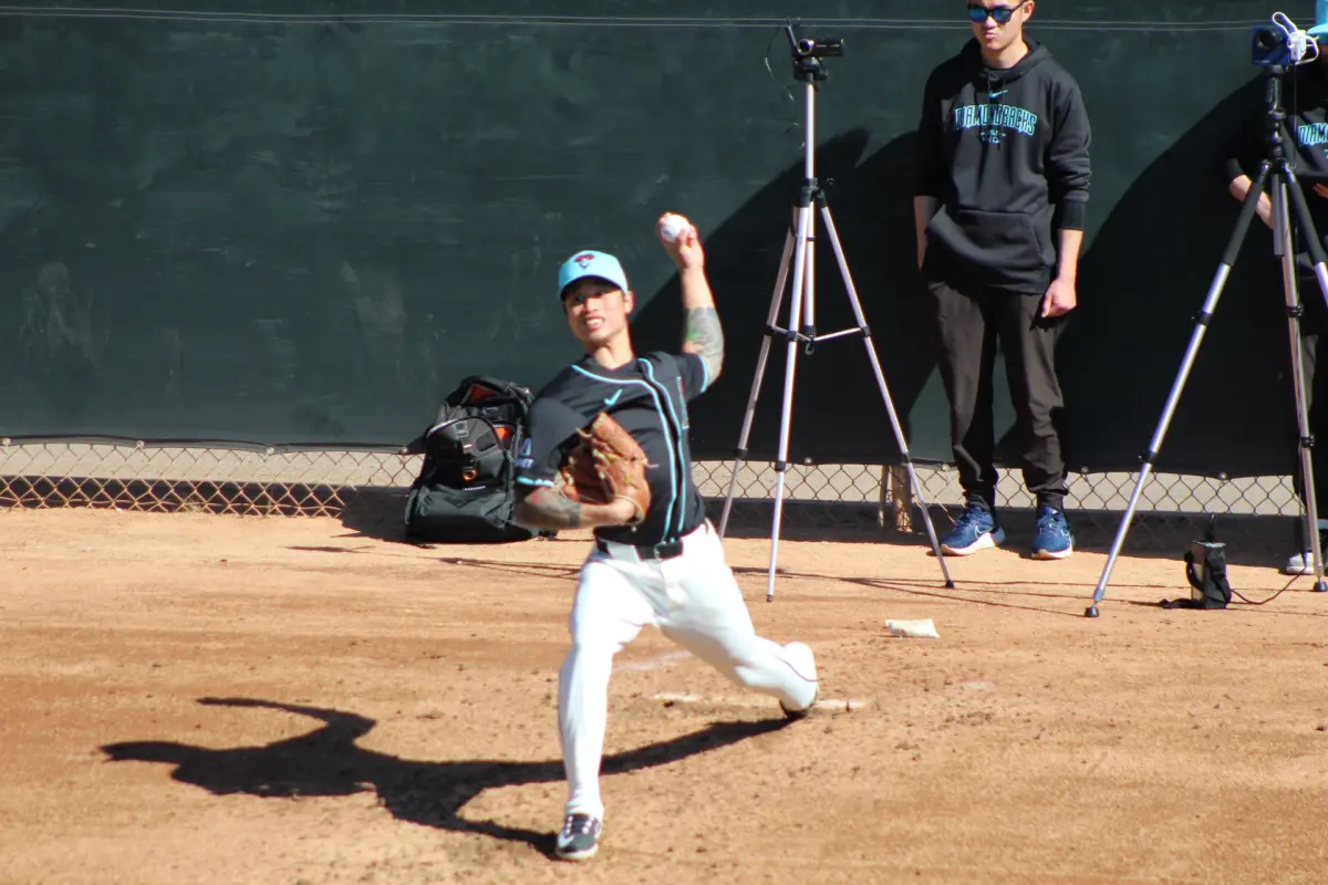 ▲林昱珉被美媒點名新賽季有望站上大聯盟，前途無可限量。（圖／翻攝自DBacks Dispatch推特）