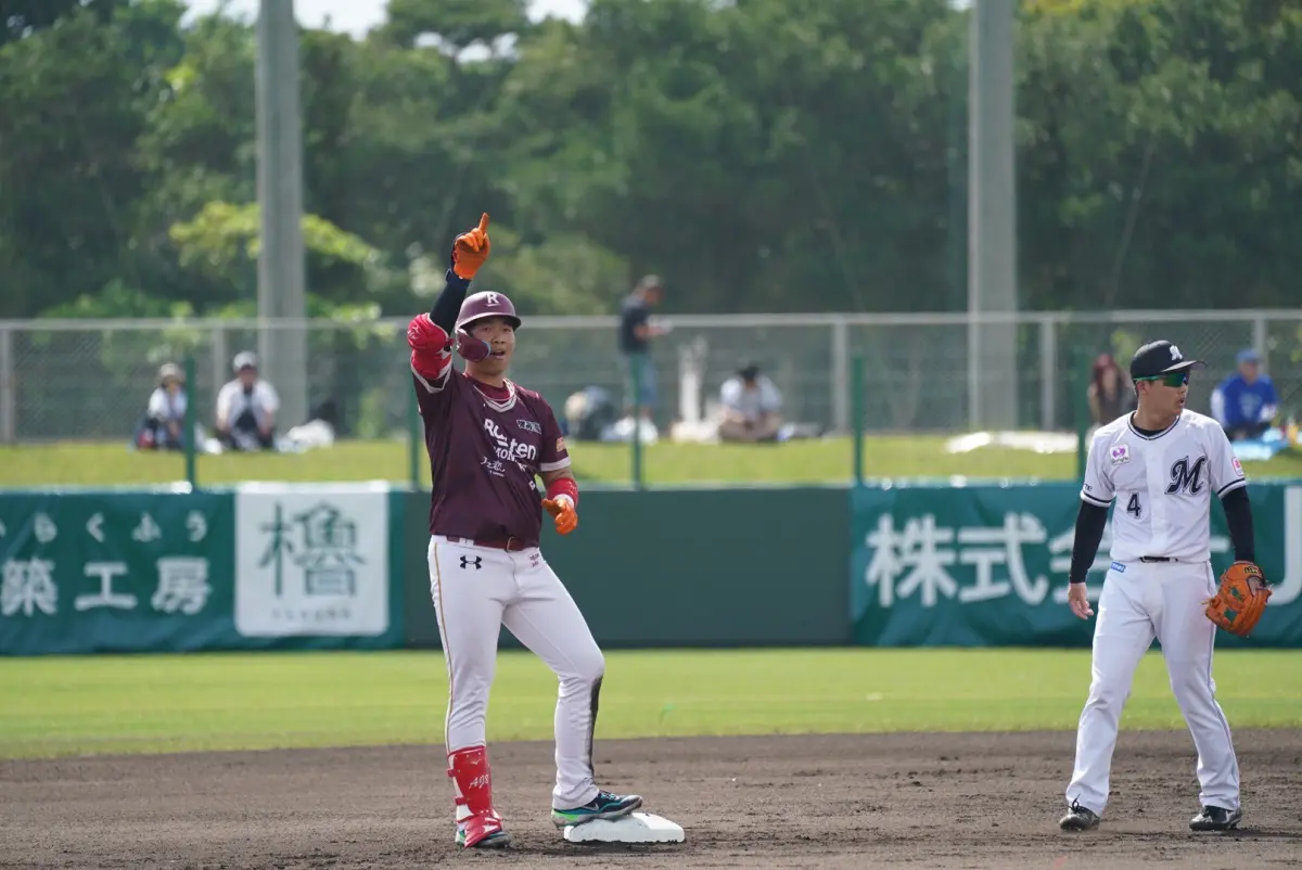 ▲陳佳樂在樂天桃猿對戰羅德隊比賽中，貢獻2支安打，2打點。（圖／樂天提供）