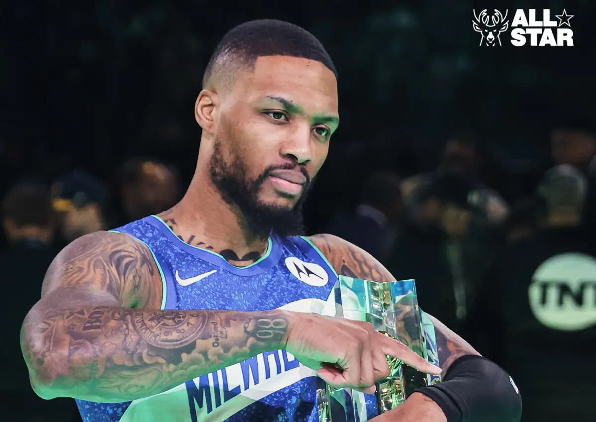 ▲球星Damian Lillard遭到公鹿釋出，熱火極有可能成為他的新東家。（圖／取自NBA X）