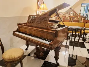 ▲有150年歷史的德勒斯登古鋼琴。（圖／記者陳美嘉翻攝）