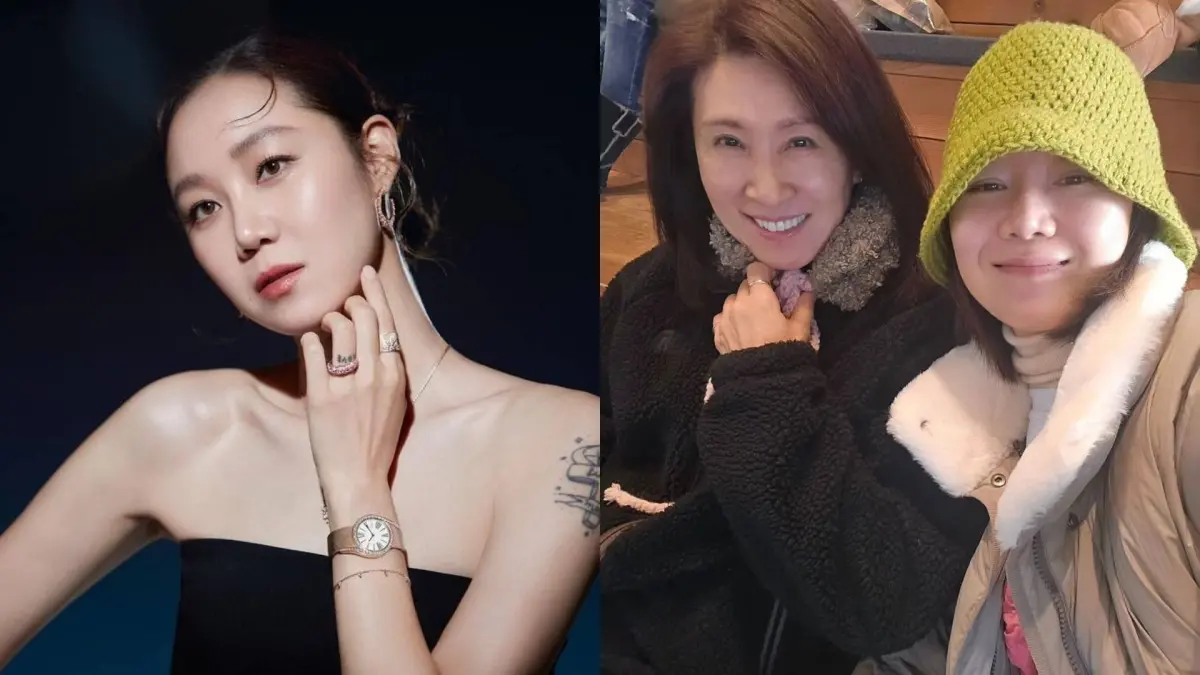 ▲孔曉振（左）難得公開與媽媽的合照！（圖／孔曉振IG）