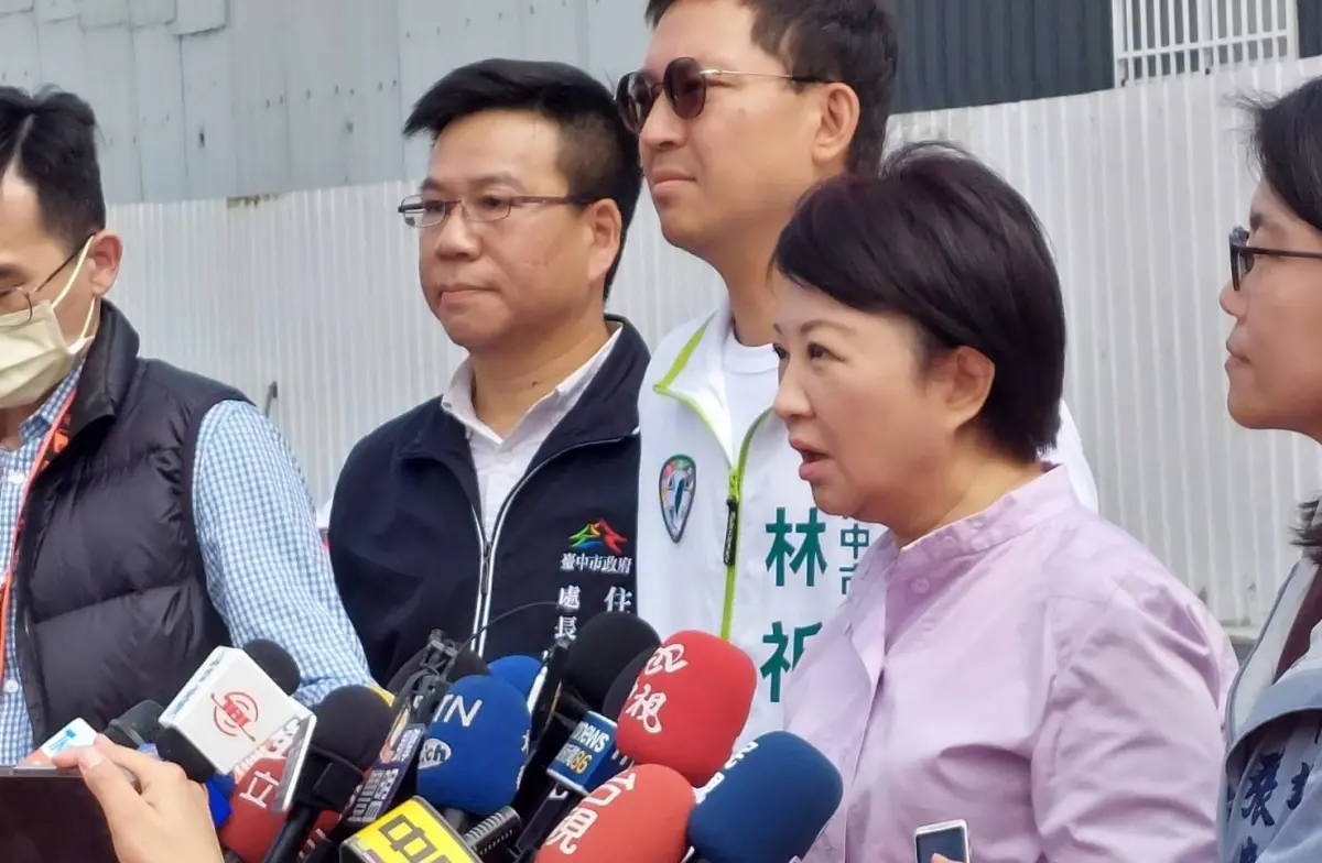 ▲台中市長盧秀燕表示會派主政官員列席議會及立法院，以協助早日釐清瘦肉精真相，希望「個案不要變成懸案」。（圖／記者顏幸如攝，2024.02.19）