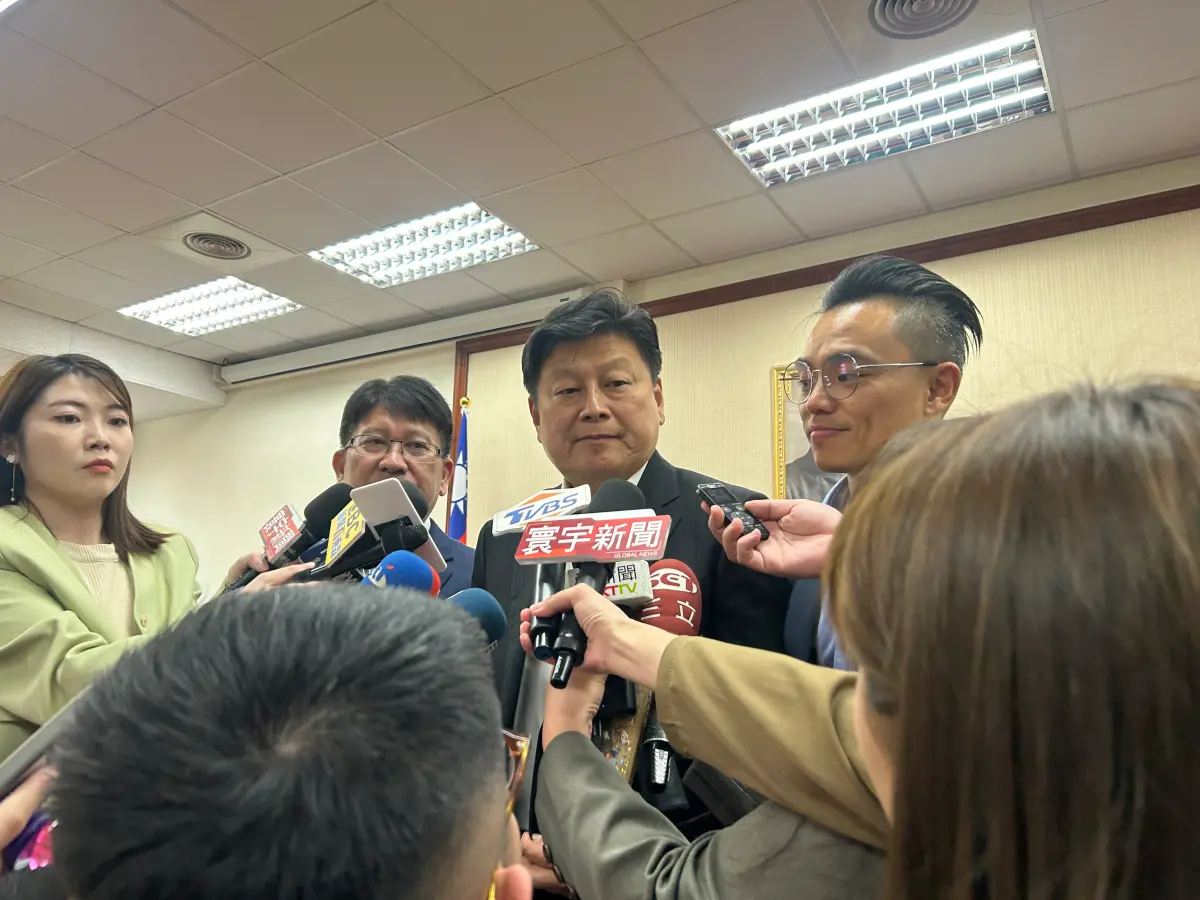 ▲國民黨團總召傅崐萁說，立法院不是秀場。（圖／記者林怡昕攝，2024.02.19）