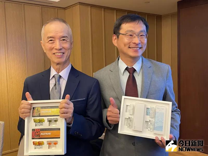 ▲望隼科技將於今(20)日舉辦上市前業績發表會,預計最快將可於3月掛牌上市。左為望隼科技董事長黃修權、右為總經理石安(圖/記者林志怡攝,2024.02.19)