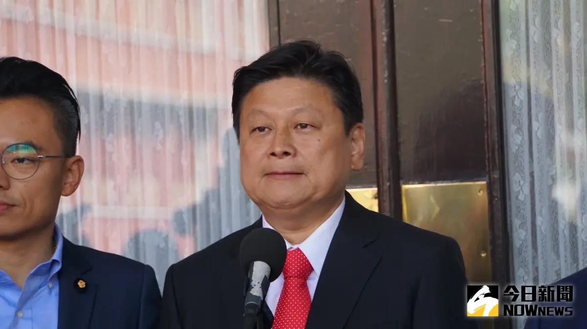 ▲國民黨立委傅崐萁說，國民黨支持民眾黨明天加開院會主張。（圖／記者陳明中攝，2024.02.20）
