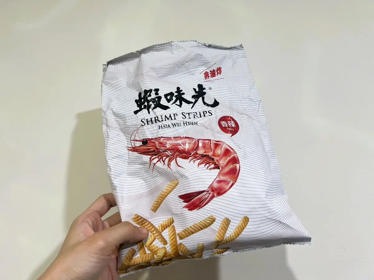 ▲「蝦味先」的「香辣口味」辣椒粉含致癌物「蘇丹紅」，全通路緊急下架。（圖／記者賴禹妡攝）