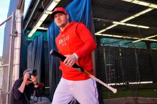 ▲「神鱒」楚奧特（Mike Trout）表示自己想和天使一起奪冠，而不是靠交易轉隊達成。（圖／美聯社／達志影像）