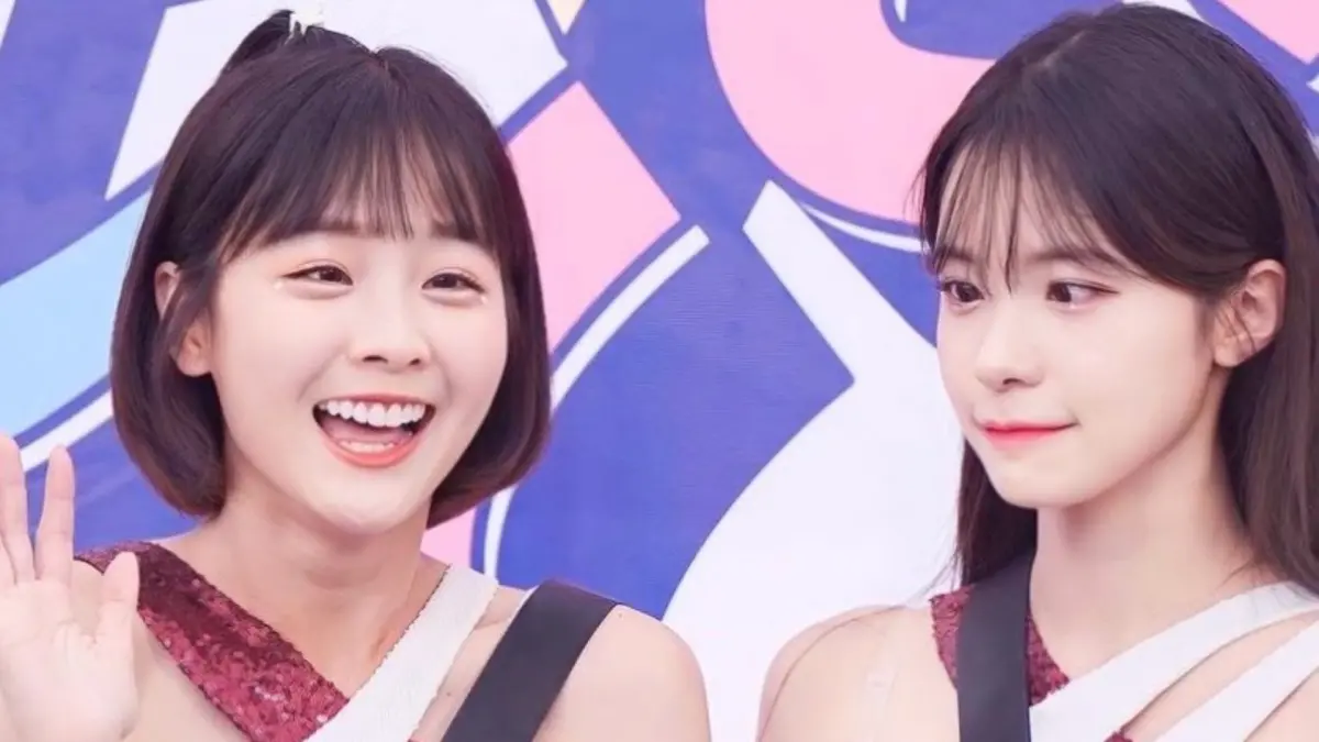 ▲籃籃（左）特別飛到韓國找李多慧（右）合體大跳「幫幫舞」，讓不少粉絲敲碗，希望身為CEO的籃籃快點幫忙續約女神。（圖／籃籃IG）