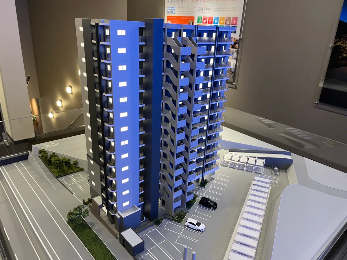 ▲Domo集團鎖定台積電進軍熊本的差旅市場，簽下30億日幣合約興建14層樓共65戶的公寓式酒店，預計2025年3月完工投入市場。（圖／Domo集團提供）