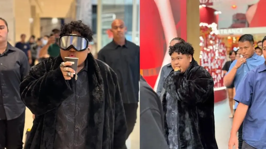 ▲ Cik B帶著四名保鏢保護她逛街，引起網友熱議。（圖／翻攝自Instagram）