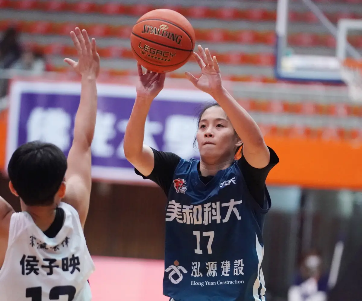 ▲美和陳千惠UBA告別戰飆6外線，拿下22分11籃板。（圖／大專體總提供）