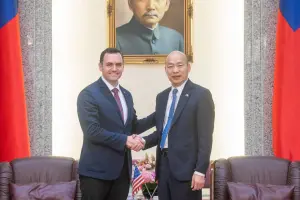 接見美國眾議院訪團大秀外語能力 韓國瑜的英文名字曝光