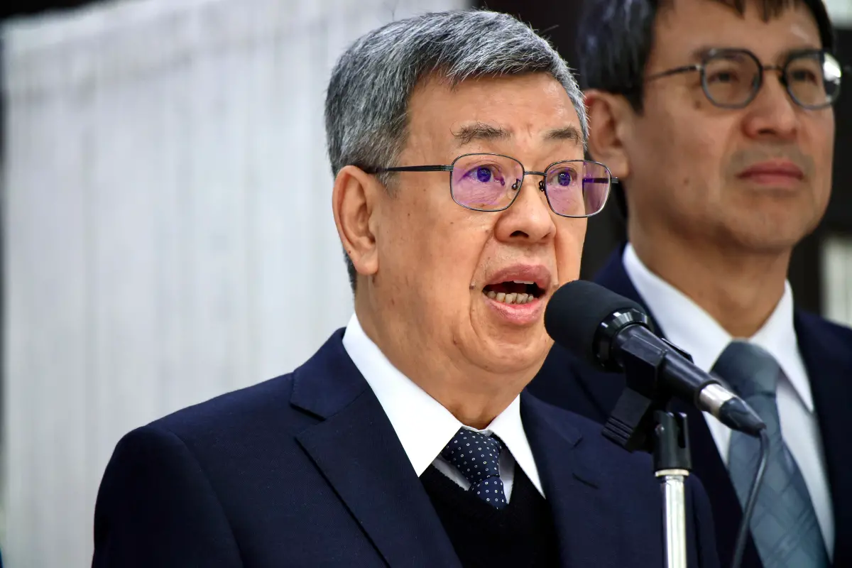 ▲行政院長陳建仁上午赴立院受訪。（圖／記者陳明中攝，2023.02.23）