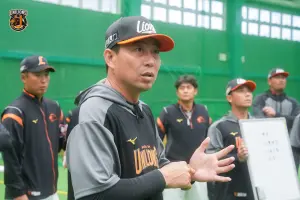 中華職棒/統一獅日本移訓交流賽 餅總勉勵球員設法突破多動腦筋