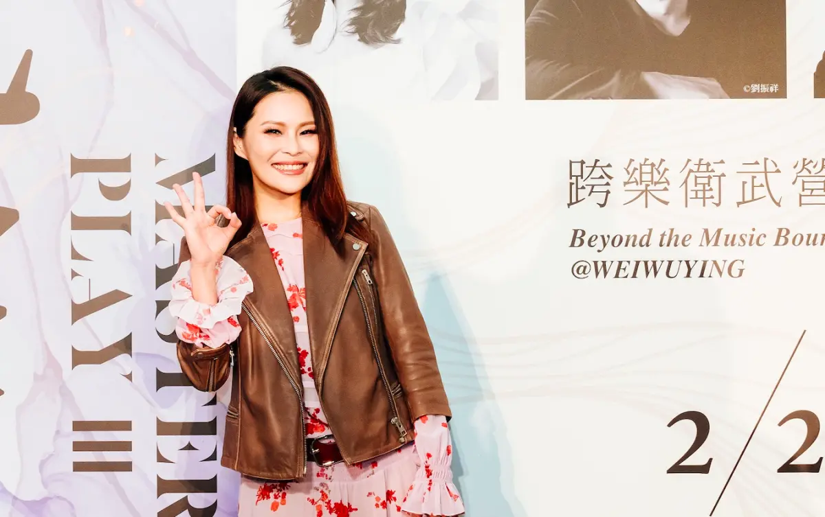 ▲周蕙透露已經重感冒1個多月，就連記者會前都是吞了藥硬上場。（圖／衛武營國家藝術文化中心／陳建豪提供）