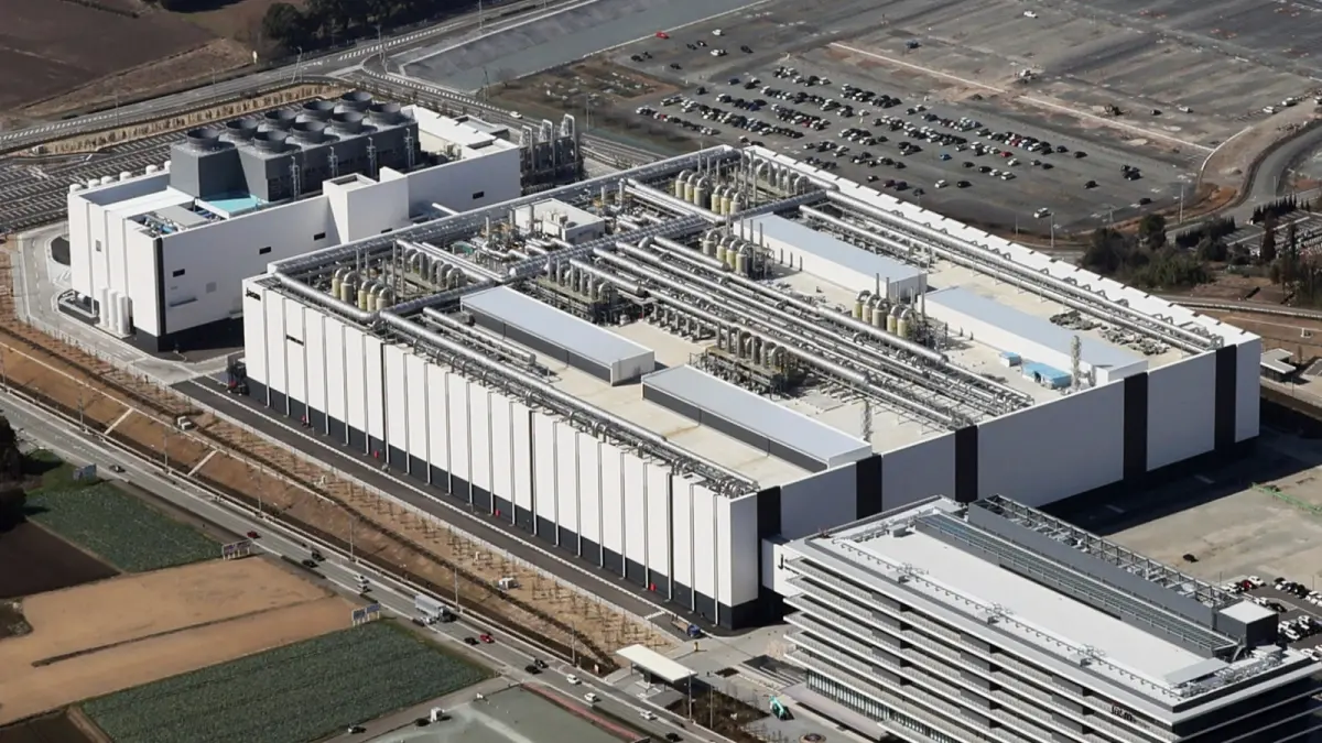 ▲台積電位於日本熊本縣的廠房，24日就要舉行開幕儀式。（圖／美聯社／達志影像）