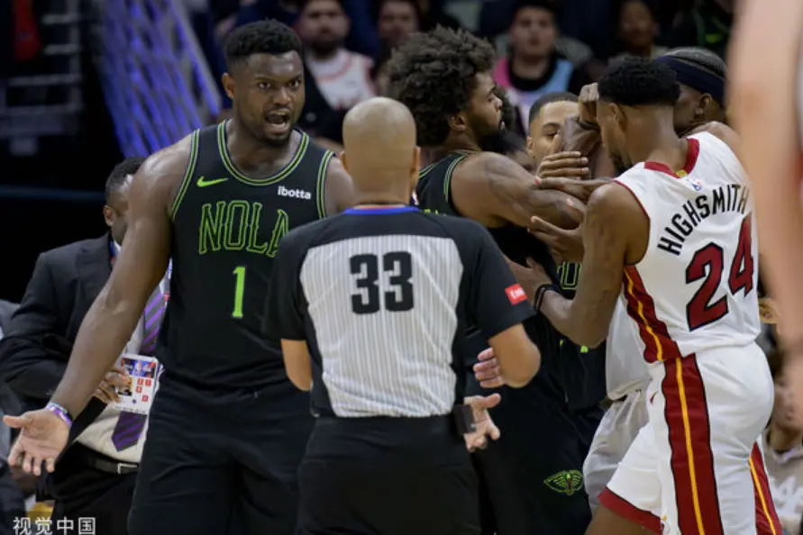 ▲熱火鵜鶘爆發全武行，雙方球員2度大亂鬥，最終共計4名球員遭到驅逐出場。（圖／取自CFP）