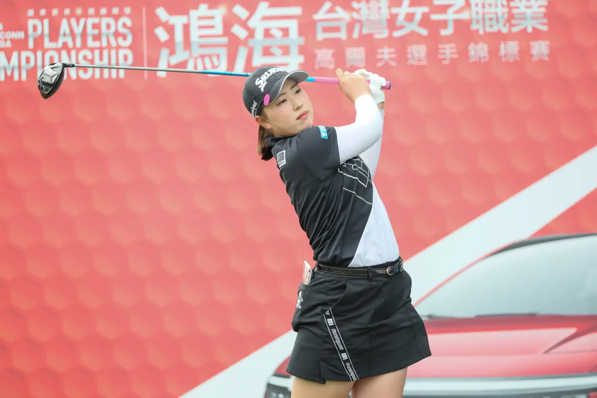 ▲日本選手竹田麗央以三回合總桿213桿(-4)，暫排第二(圖／TLPGA提供)