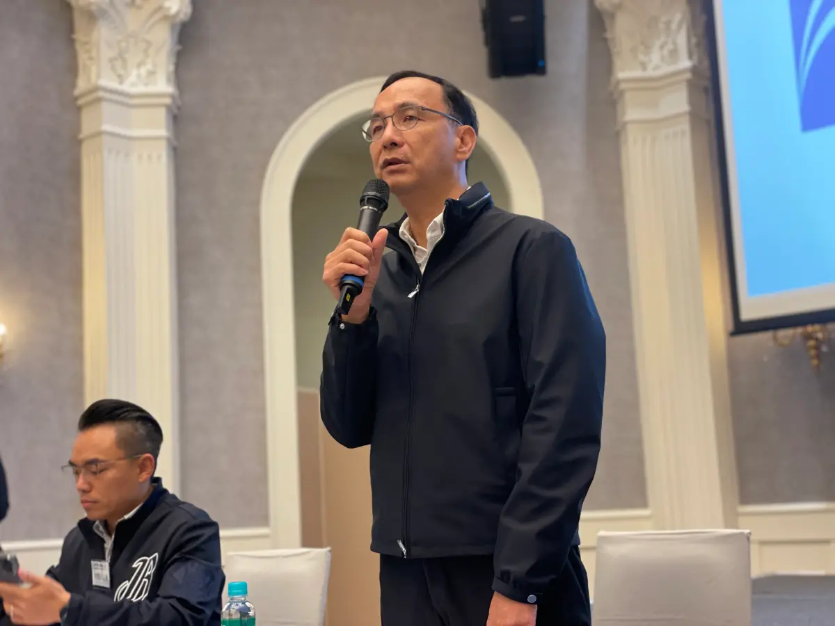 ▲國民黨主席朱立倫鼓勵立委多參與不同委員會。（圖／國民黨提供）