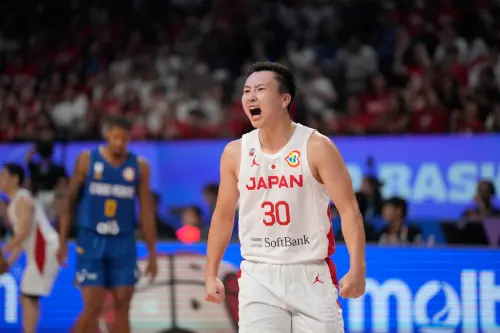 ▲「日本Curry」富永啟生挑戰NBA,他也是日本男籃重要後衛。(圖/美聯社/達志影像) ▲「日本Curry」富永啟生挑戰NBA,他也是日本男籃重要後衛。(圖/美聯社/達志影像)