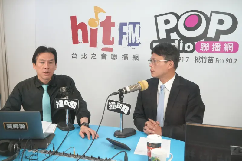 ▲黃國昌今天早上接受《POP撞新聞》廣播節目專訪，談到2026可能選新北市長。（圖／POP撞新聞提供）