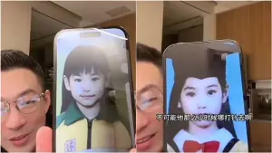 ▲汪小菲在直播中曬出女友照片,直言Mandy從小就漂亮,沒有整形。(圖/翻攝自微博) ▲汪小菲在直播中曬出女友照片,直言Mandy從小就漂亮,沒有整形。(圖/翻攝自微博)