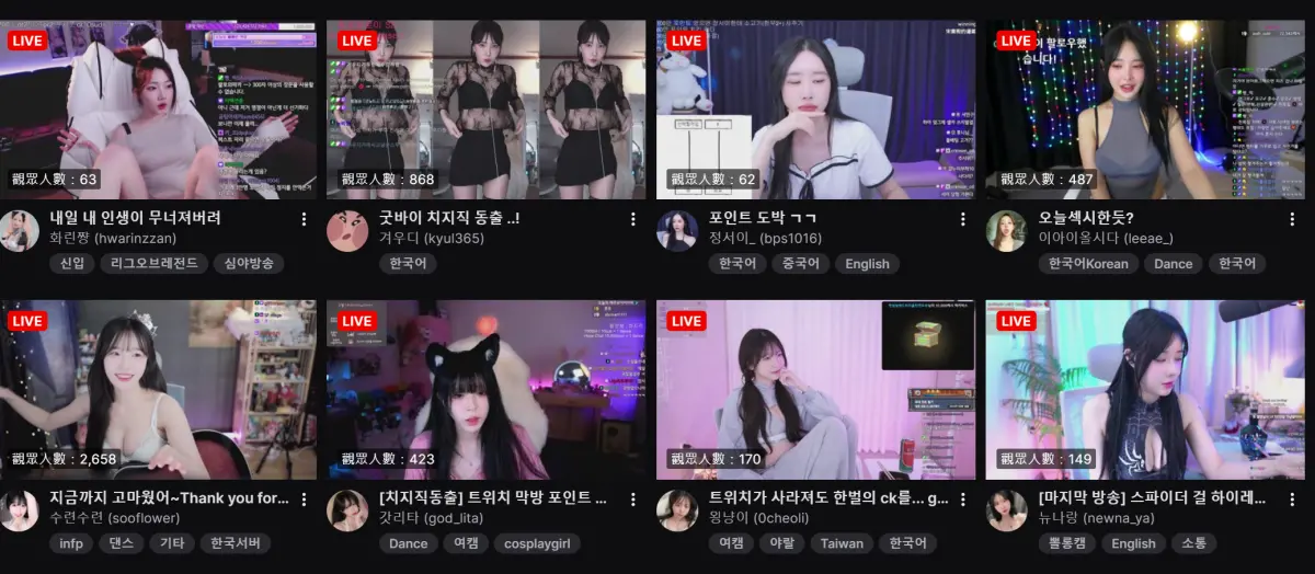 ▲今（26）日則是Twitch在韓國的最後一晚，許多直播主各出奇招博眼球。（圖／取自Twitch）