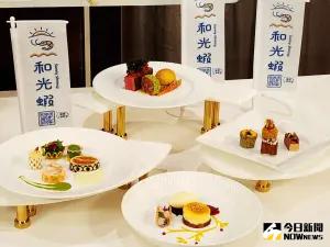 ▲IKA廚藝競賽獲獎作品，其中，台灣隊伍跨海帶著屏東光電養殖的「和光蝦」，發揮絕妙助攻。（圖／記者陳美嘉攝，2024.02.27）