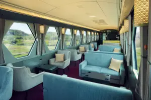▲旅客可乘坐SPACIA X豪華觀景列車，將都會景緻到大自然的明媚風光一次收藏。（圖／Tobu Railway）