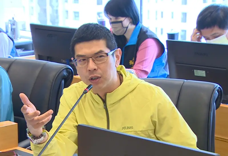 ▲台中市議員周永鴻今（23）日狠批核三延役是惡公投。（圖／周永鴻提供，2024.02.29）