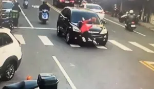 台中10歲女童上學走斑馬線!邁開步伐「慘遭撞飛」 驚悚畫面曝光