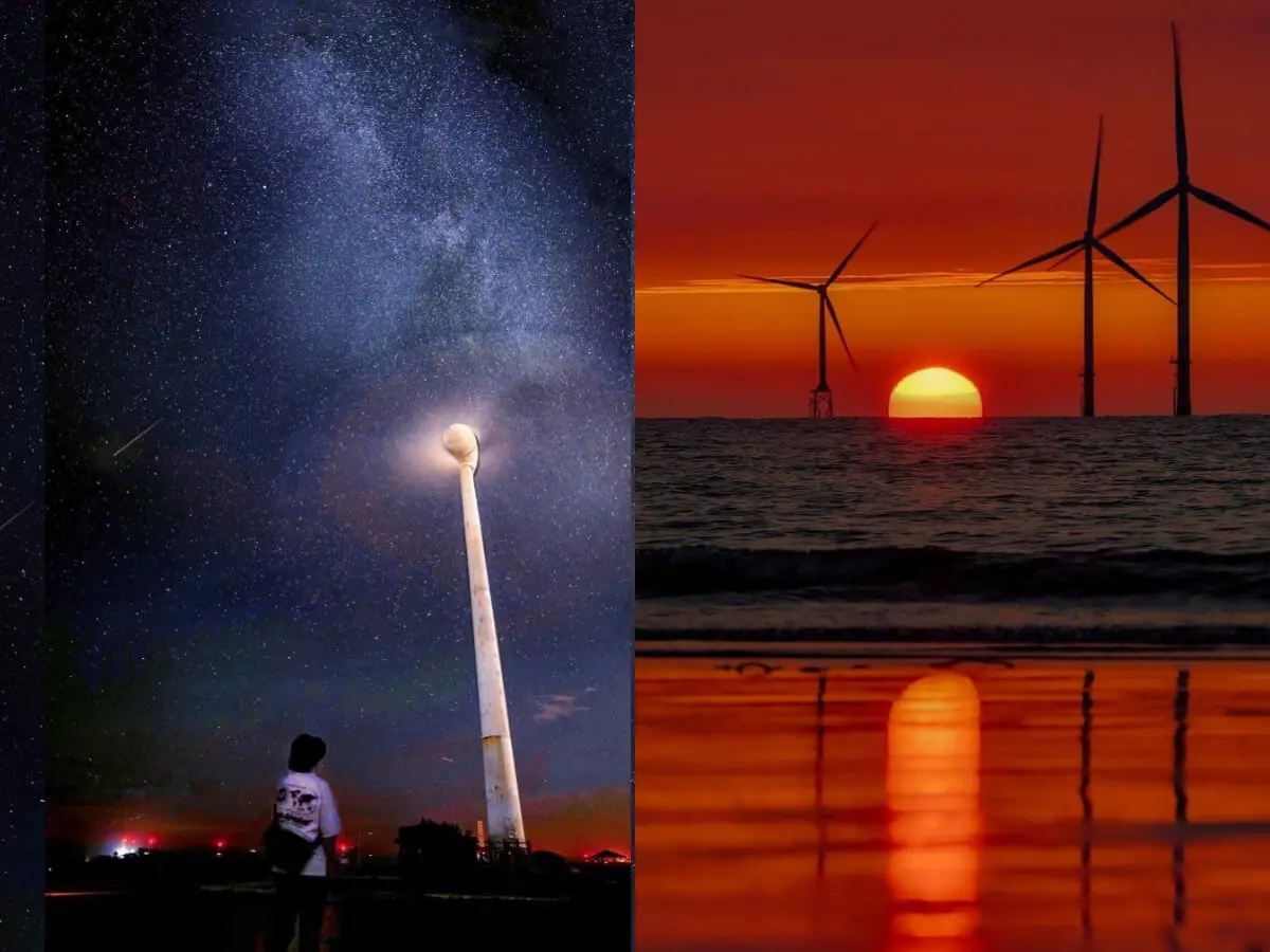 ▲苗栗景點｜浪漫山城的迷人夜晚，眺望璀璨城市燈火、銀河星空，你更喜歡哪一個呢？